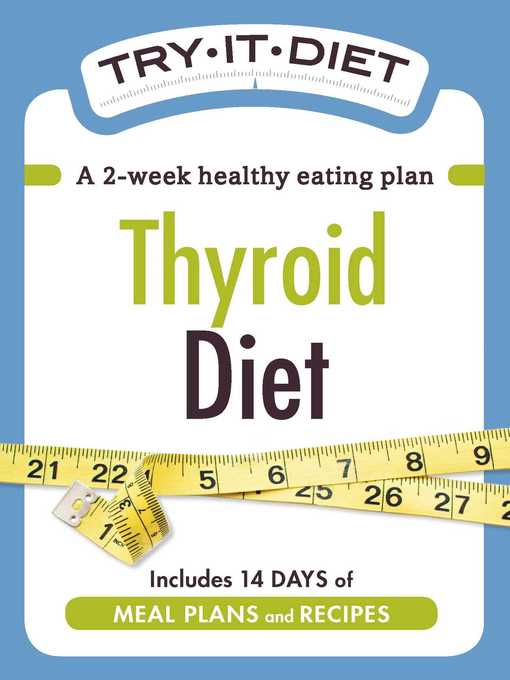 Title details for Try-It Diet: Thyroid Diet by Adams Media - Wait list